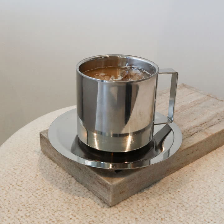 Nichba Design - Americano coffee set, stainless steel