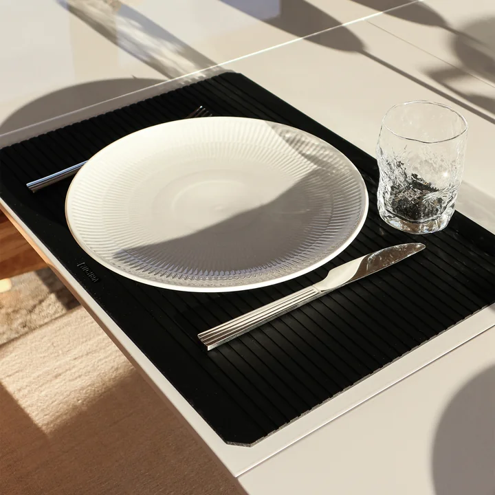 Nichba Design - Placemat, 33 x 45 cm, black