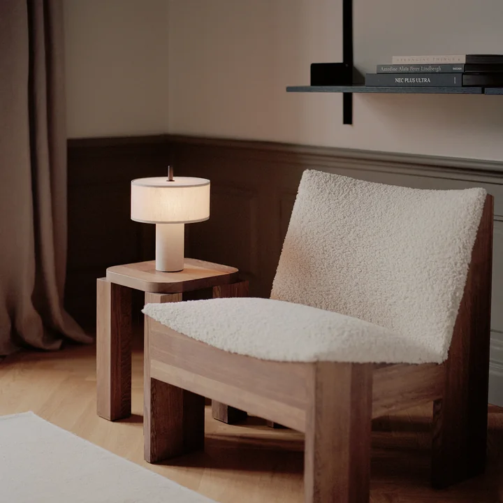 New Works - Margin Portable LED table lamp with rechargeable battery, beige