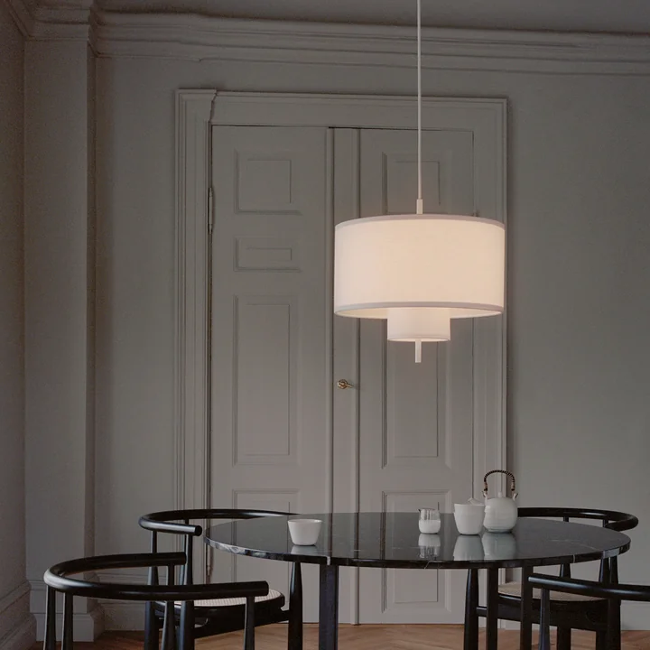 New Works - Margin Pendant light Ø 50 cm, white
