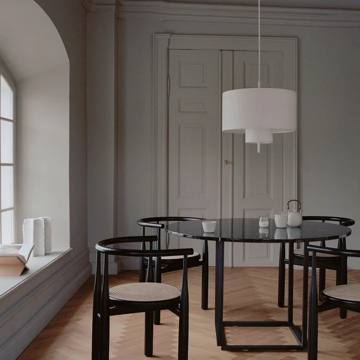 New Works - Margin Pendant light Ø 50 cm, white