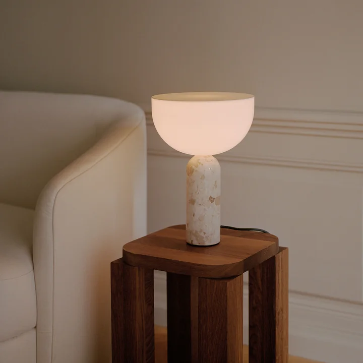 New Works - Kizu Table lamp S, kunis breccia