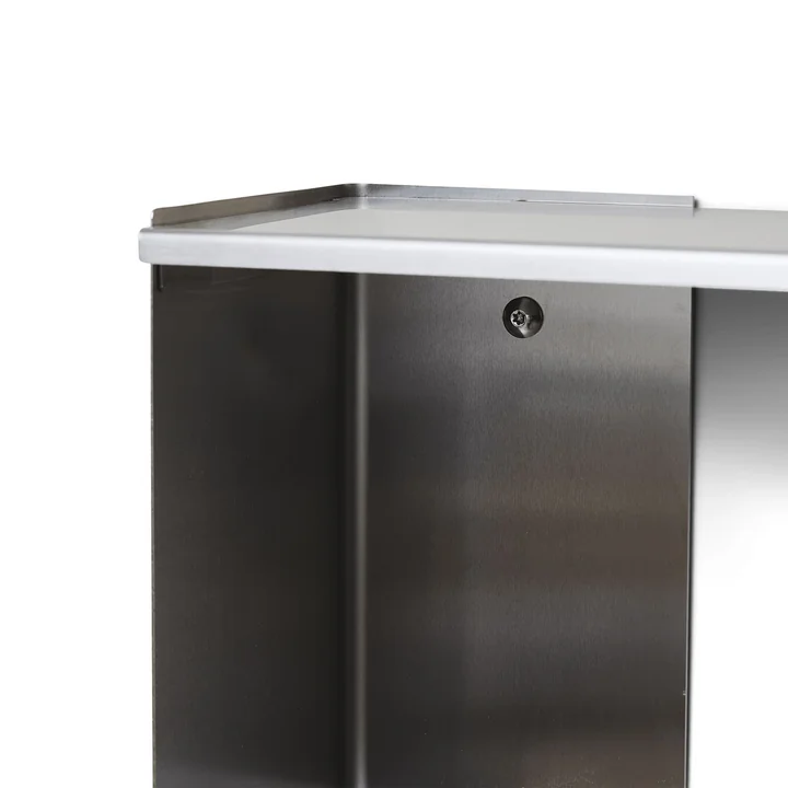 Form & Refine - Taper Wall shelf, 25 x 70 cm, stainless steel