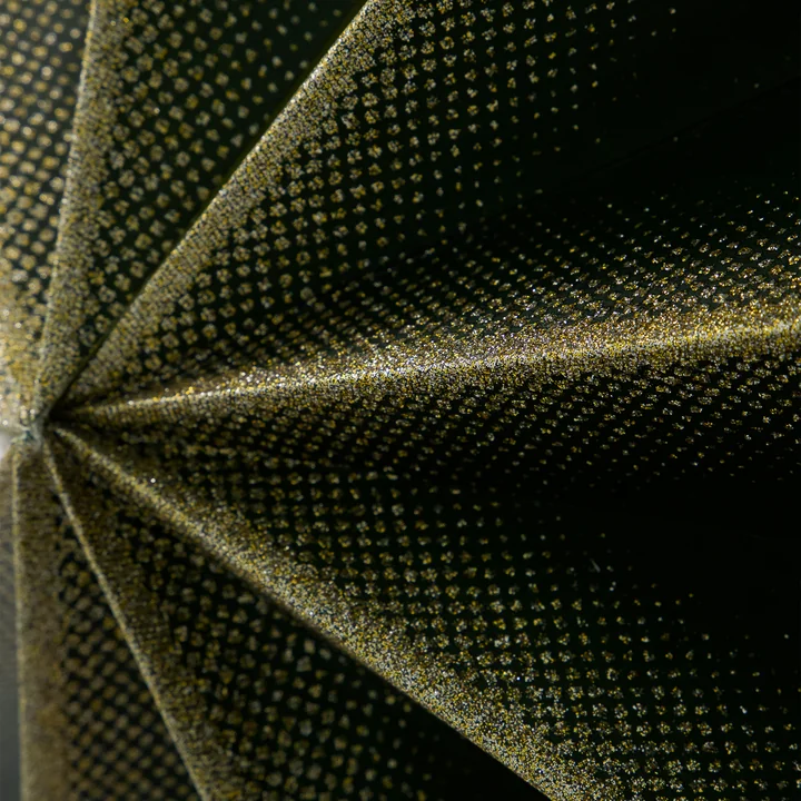 House Doctor - 9 Point Poinsettia, green / champagne