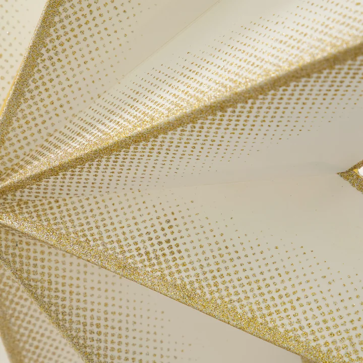 House Doctor - 9 Point Poinsettia, off-white / champagne