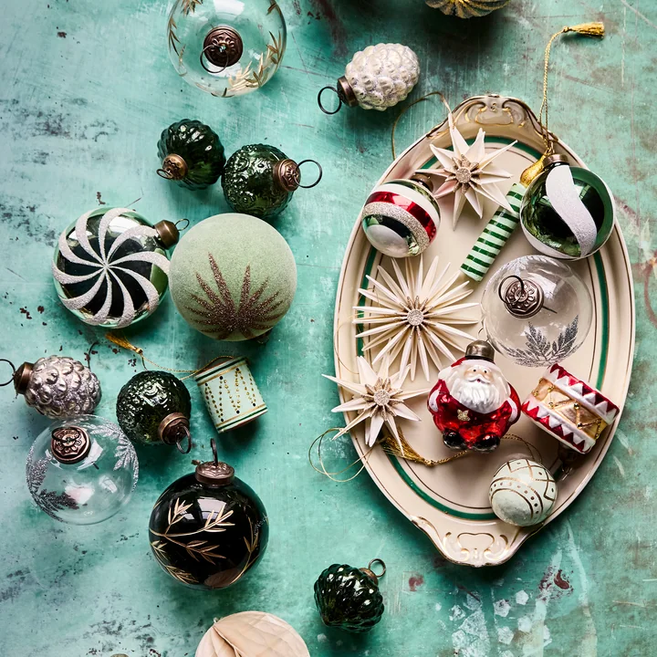 House Doctor - Drum and candle ornaments