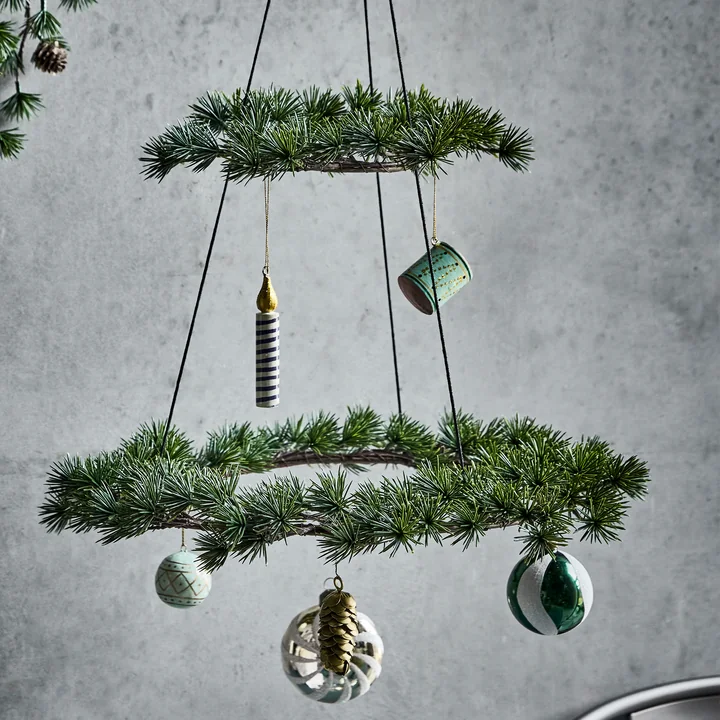 House Doctor - Drum and candle ornaments