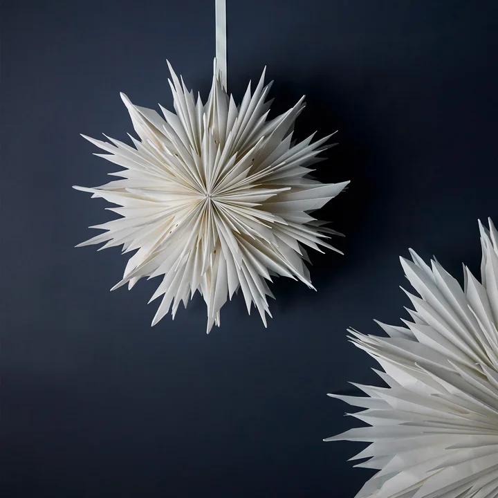 House Doctor - Dust Paper poinsettia, Ø 30 cm, off-white