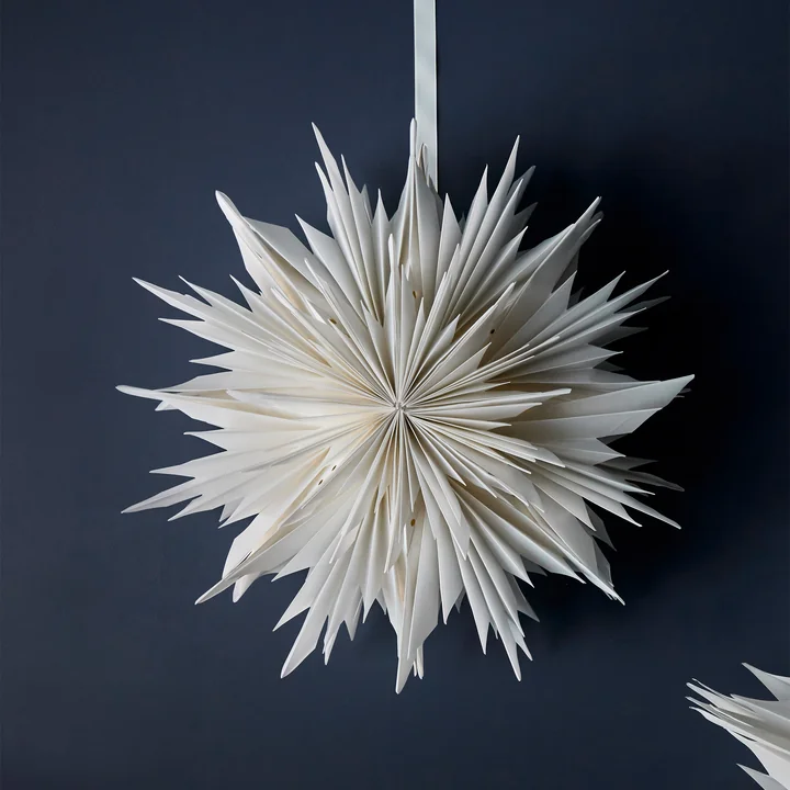 House Doctor - Dust Paper poinsettia, Ø 40 cm, off-white