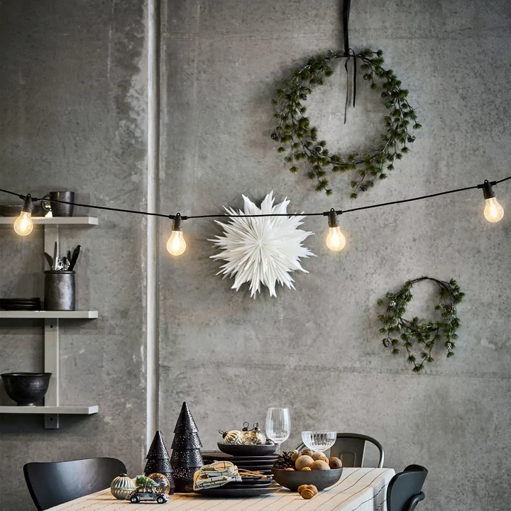 House Doctor - Dust Paper poinsettia, off-white