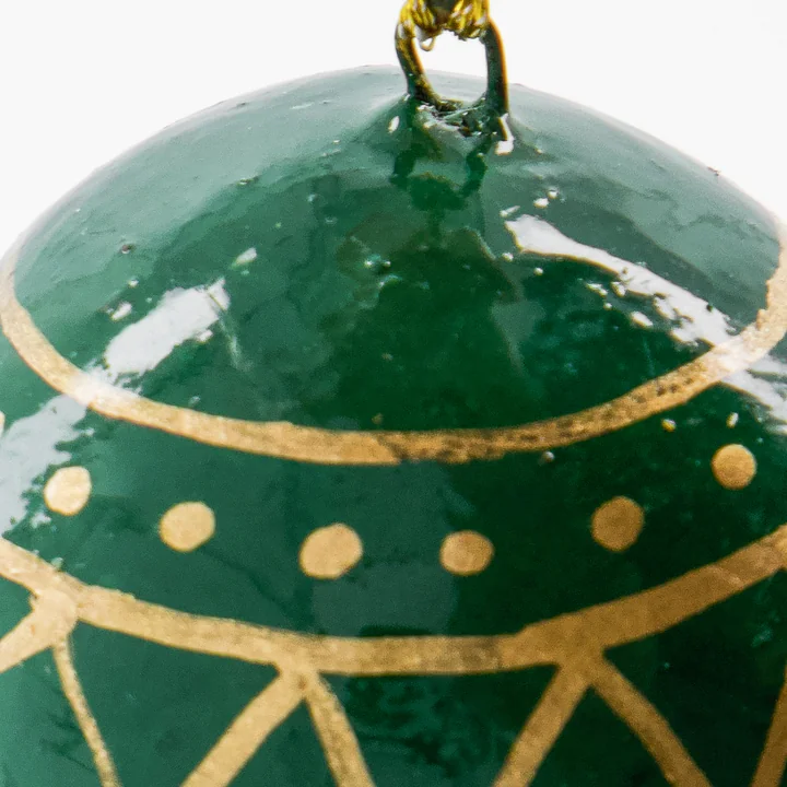 House Doctor - Mach Ornament, Ø 4 cm, dark green