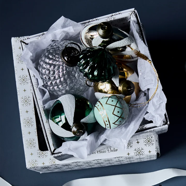 House Doctor - Mach Ornament, Ø 4 cm, mint green