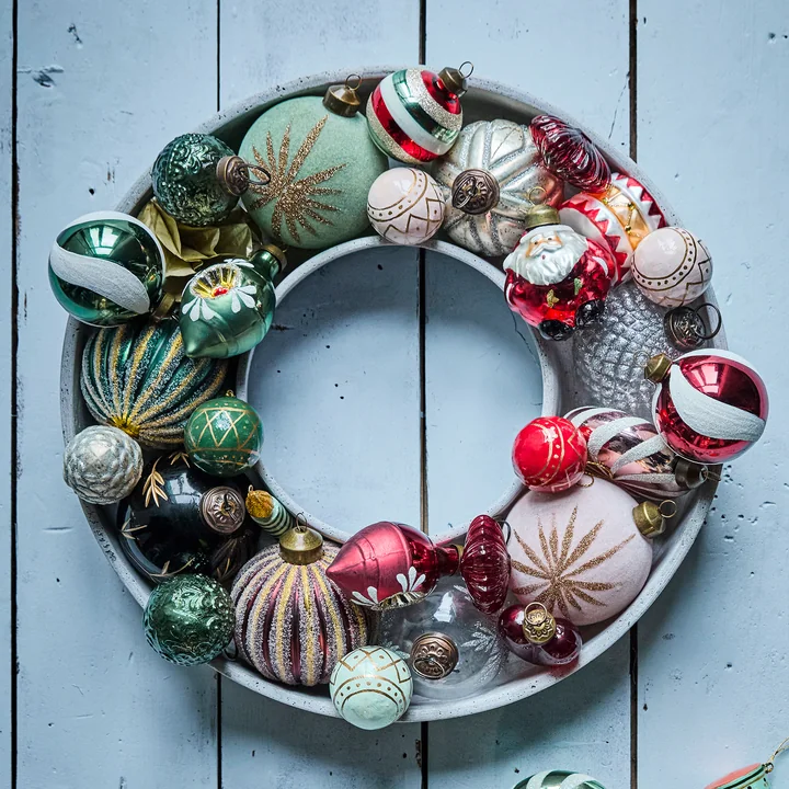 House Doctor - Mach Ornament, Ø 4 cm, red