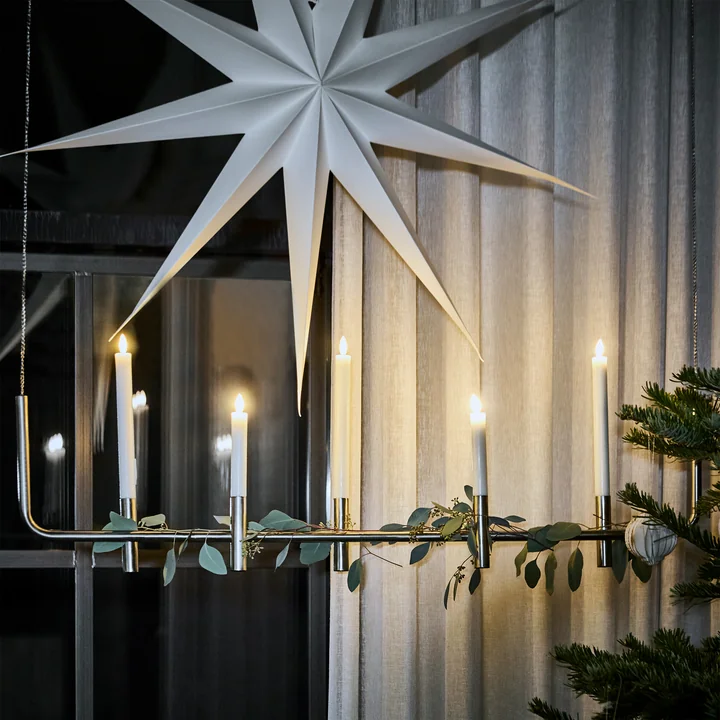 House Doctor - Maxi candlestick, antique silver