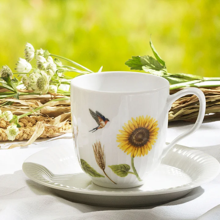 Hammershøi Summer, mug, 33 cl, sunflower by Kähler Design