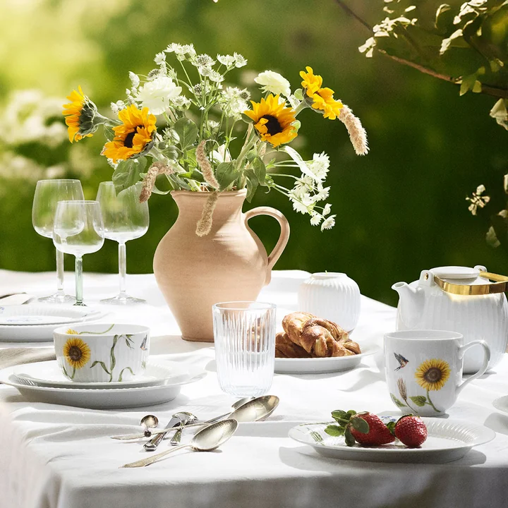 Hammershøi Summer, bowl, Ø 12 cm, sunflower by Kähler Design