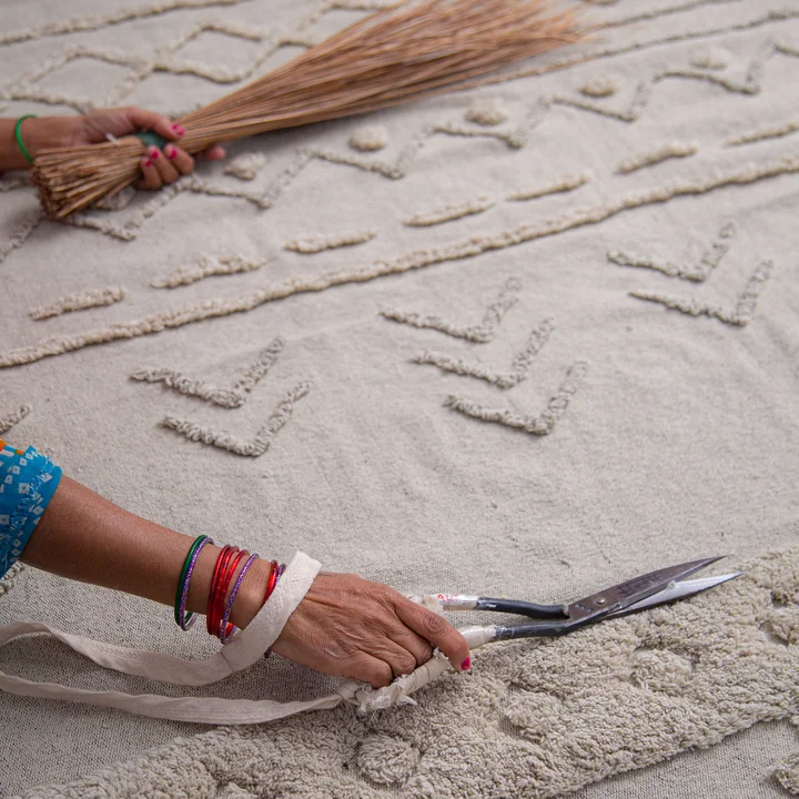 Lorena Canals - Tribu rug, 200 cm x 300 cm, natural