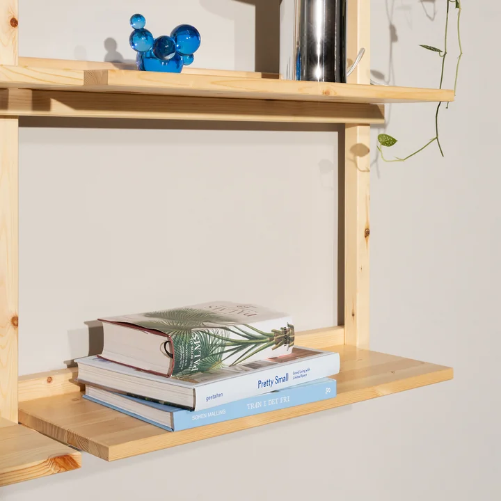 Karup Design - Groove Wall shelf, Big, H 127 x 192 cm, natural pine