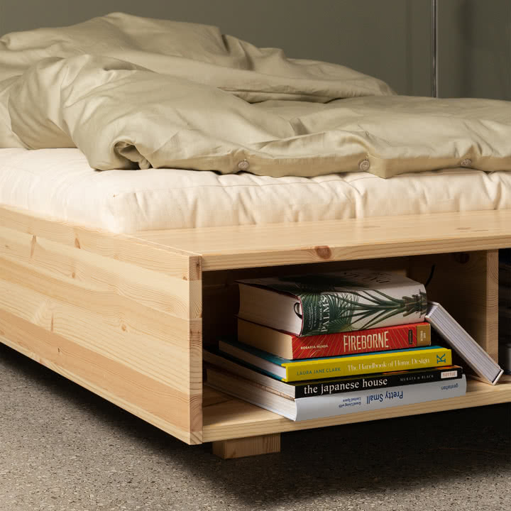 Karup Design - Merge Bed, 140 x 200 cm, natural pine