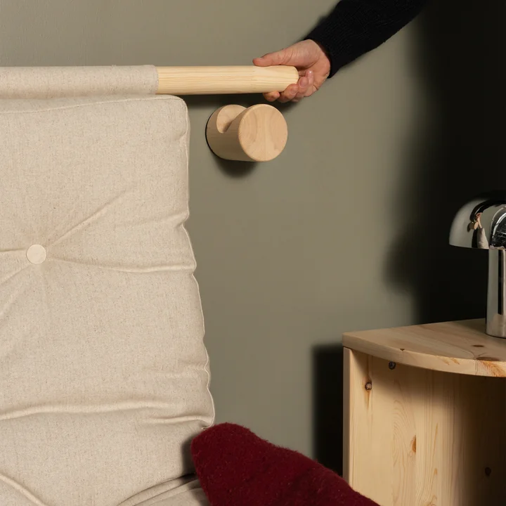 Karup Design - Hooked 135 Sofa bed incl. Bravo mattress 135 x 200 cm, linen