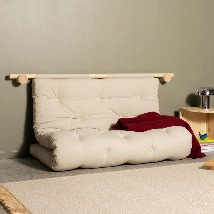 Karup Design - Hooked 135 Sofa bed incl. Bravo mattress 135 x 200 cm, linen