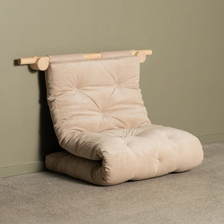 Karup Design - Hooked 75 Sofa bed incl. Bravo mattress 75 x 200 cm, ivory