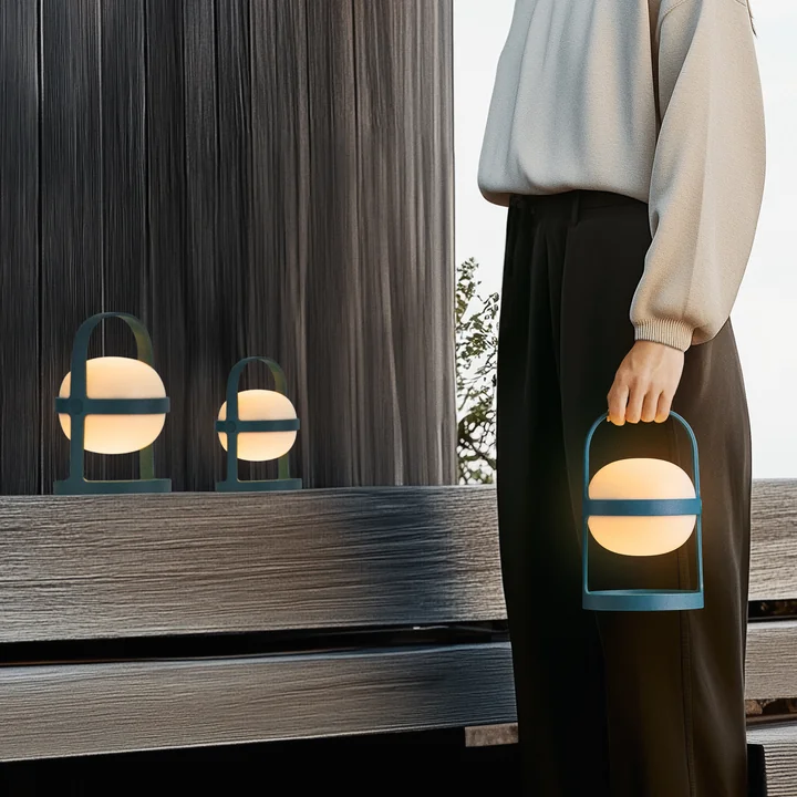 Rosendahl - Soft Spot Solar Circular rechargeable lamp, forest green