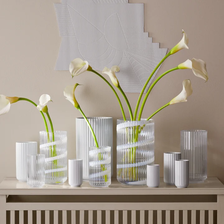 Lyngby Porcelæn - Glass vases