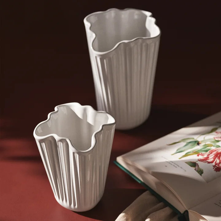 Kähler Design - Hammershøi Unfold vases, white