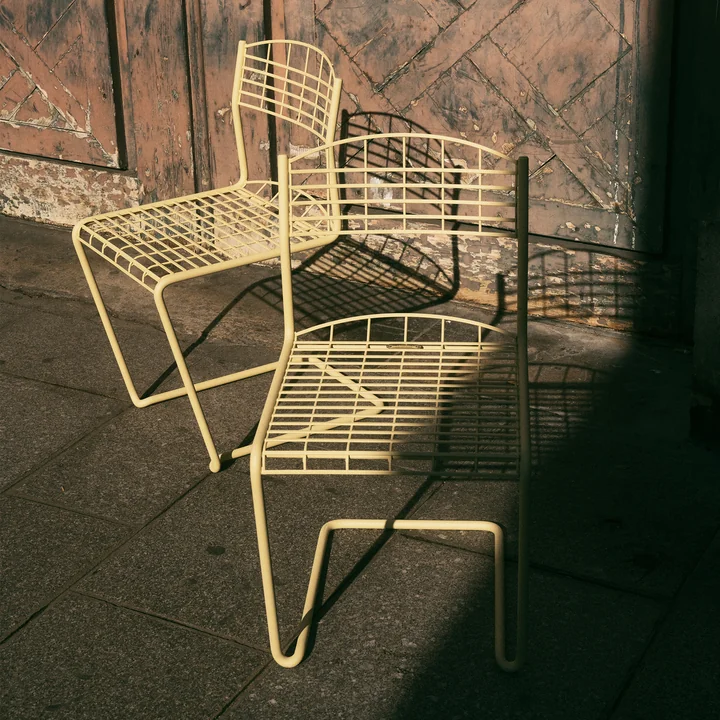 Grythyttan - High Tech garden chair, ivory