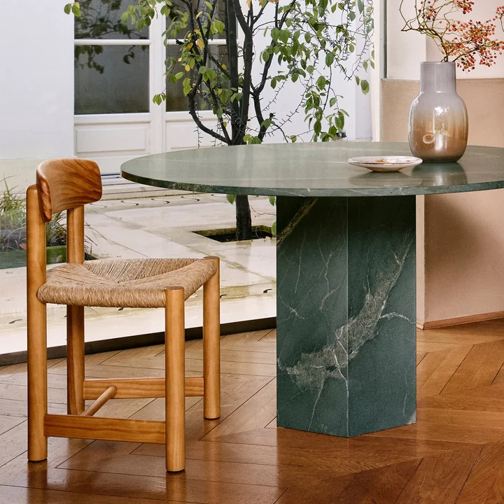 Gubi - Daumiller chair, golden pine / natural