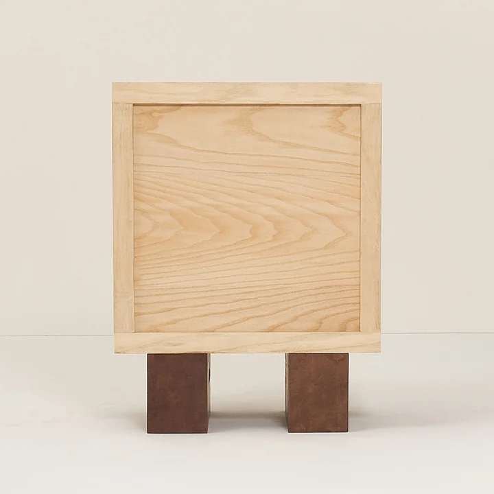 Nobodinoz x Heju - Bedside table H 52 cm, natural ash