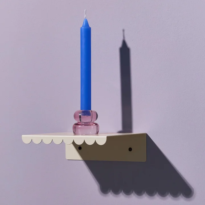 Nobodinoz - Vibes Wall shelf, small, ivory