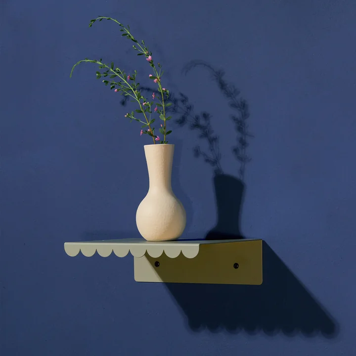 Nobodinoz - Vibes Wall shelf, small, green tea