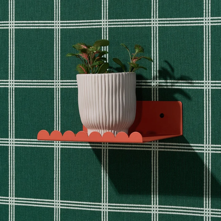 Nobodinoz - Vibes Wall shelf, small, burnt red