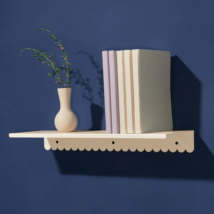 Nobodinoz - Vibes Wall shelf, large, ivory