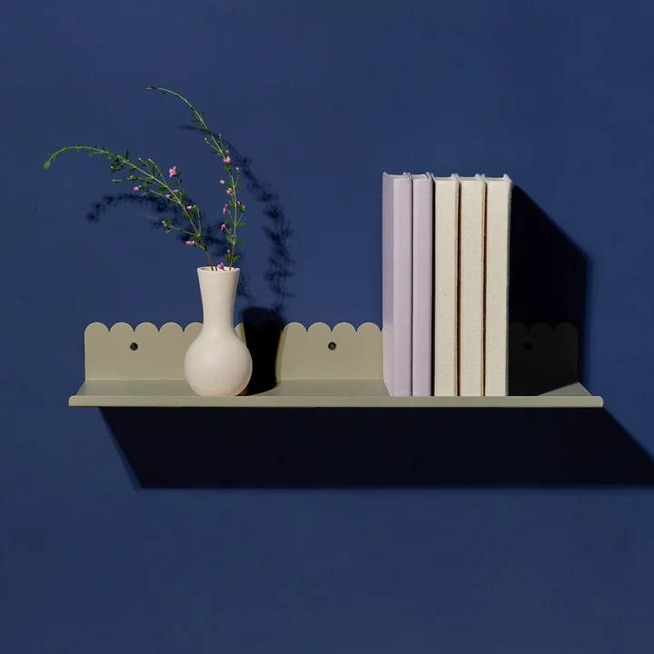 Nobodinoz - Vibes Wall shelf, large, green tea