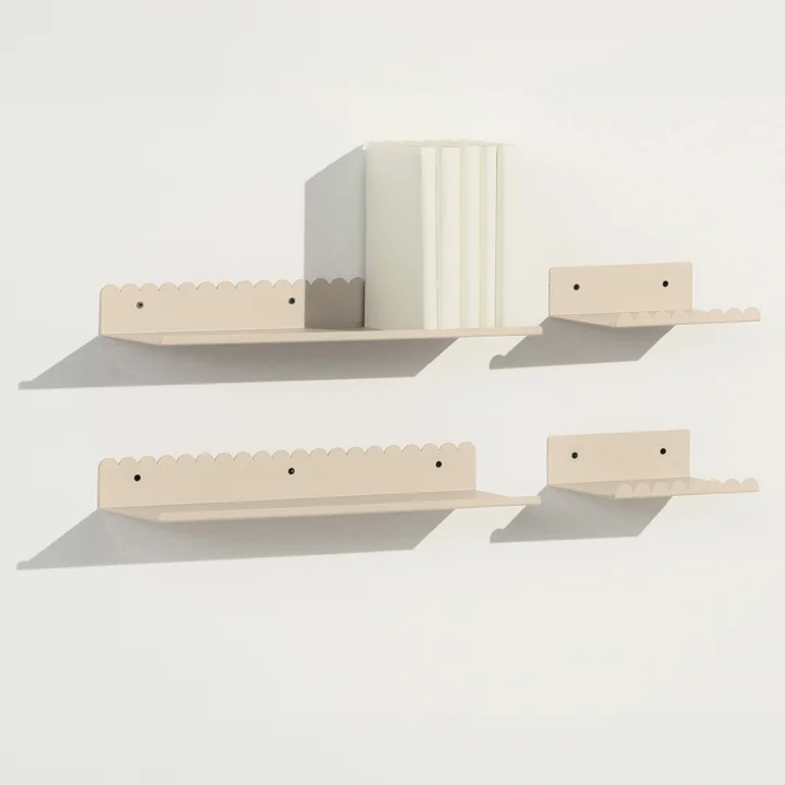 Nobodinoz - Vibes Wall shelf, small and large, ivory