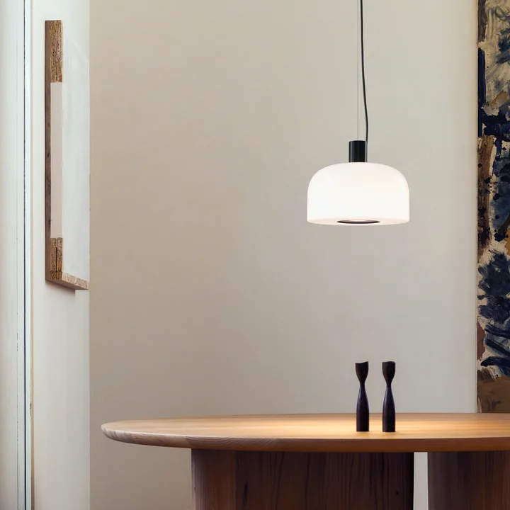 Flos - Bellhop S1 Glass pendant light, choco