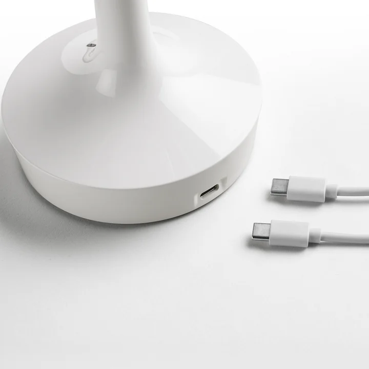 Flos - Bon jour Unplugged Rechargeable table lamp, Color Tune, almost white