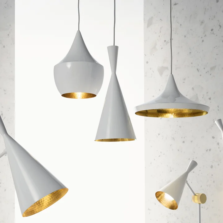 Tom Dixon - Beat Fat LED pendant light, white