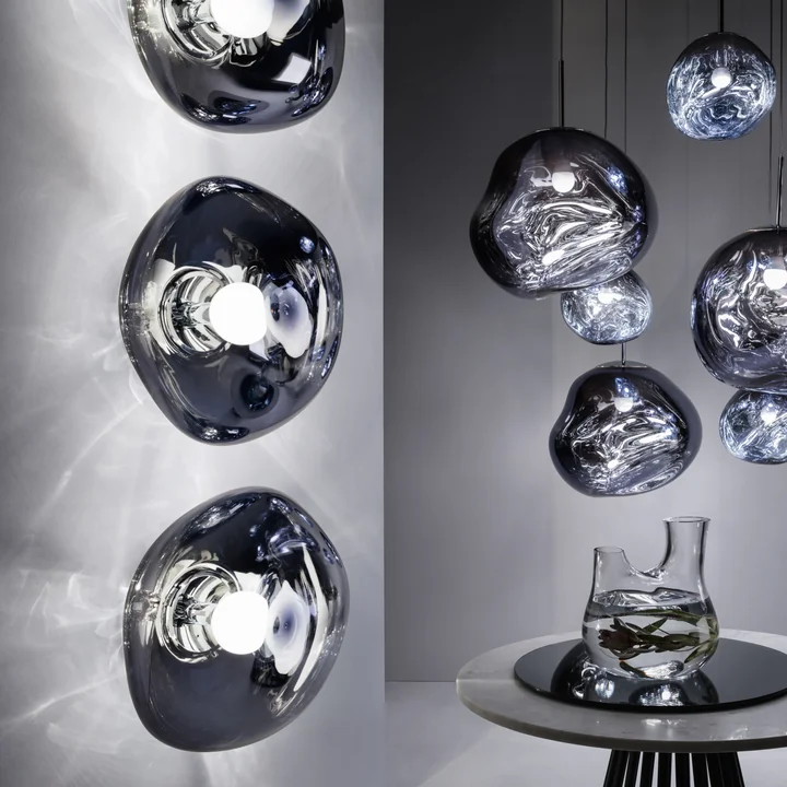 Tom Dixon - Melt LED wall light / ceiling light, 50 x 28 cm, smoke
