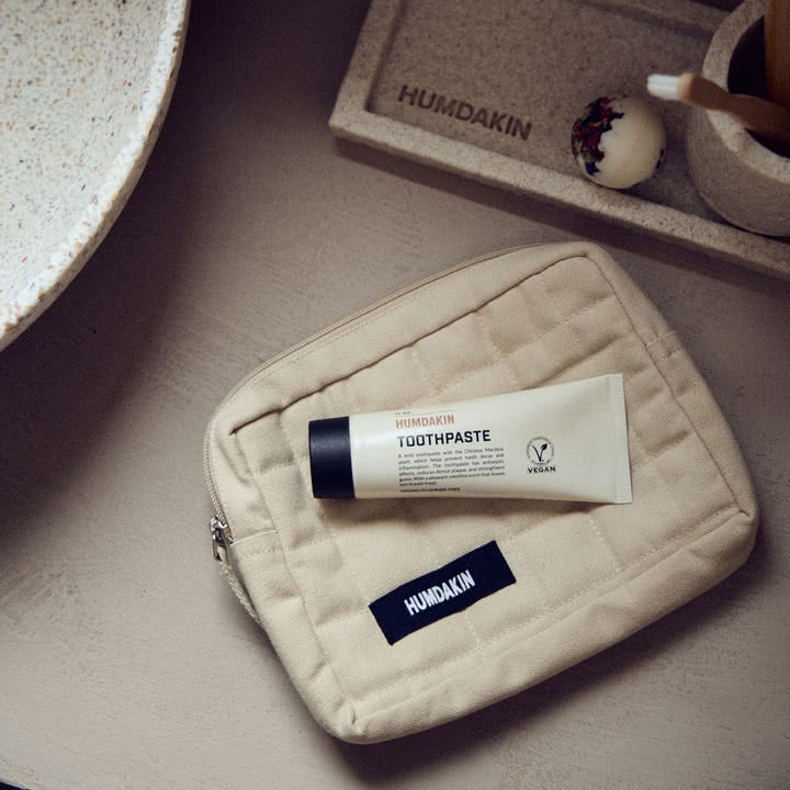 Humdakin - Cosmetic bag, light stone