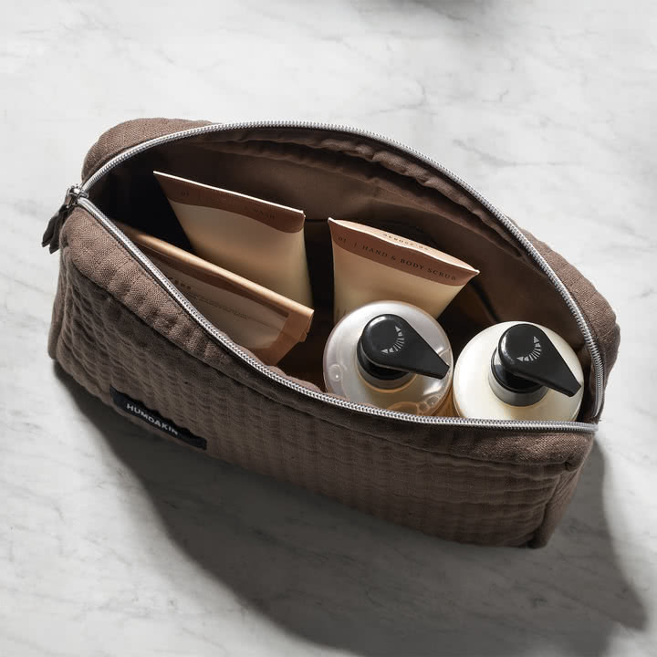 Humdakin - Cosmetic bag, linen, waldorf