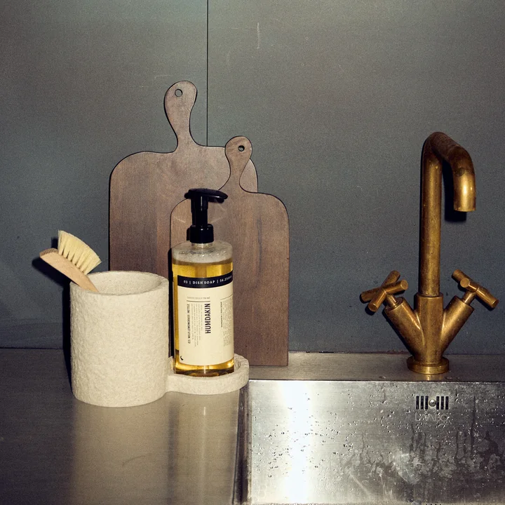 Humdakin - Sandstone sink organizer, natural