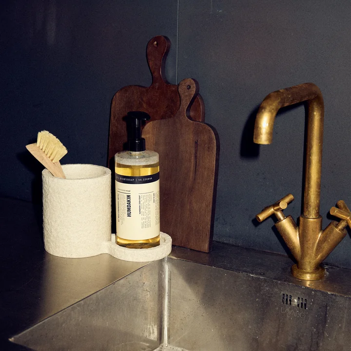 Humdakin - Sandstone sink organizer, natural