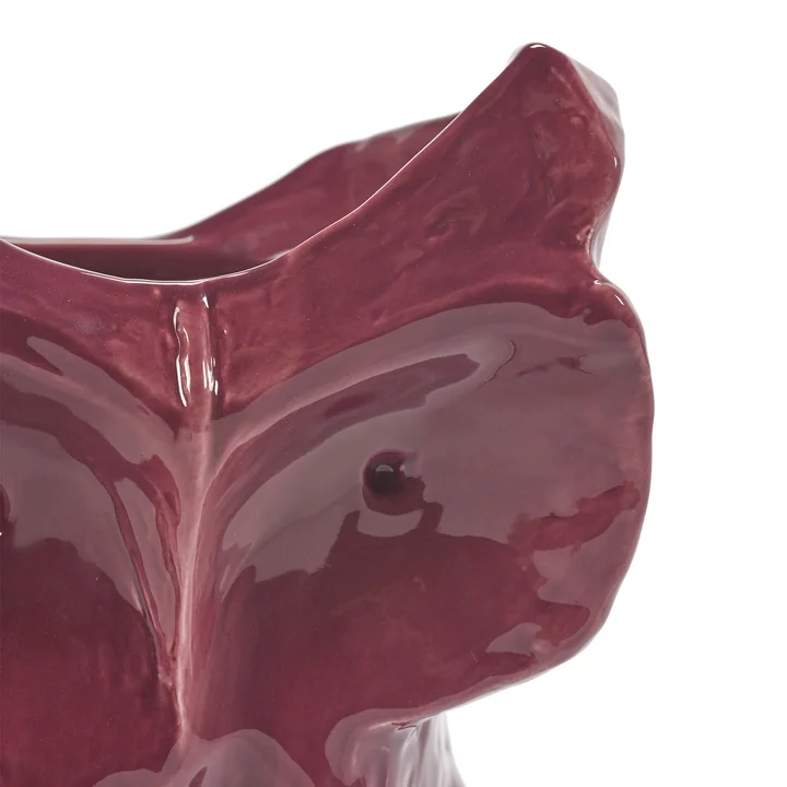 Serax - After Midnight Vase Owl L, eggplant