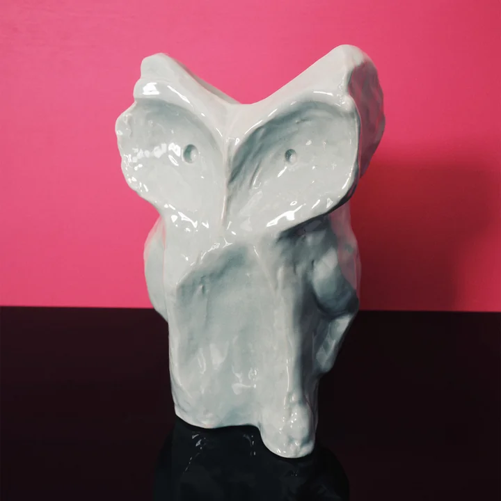 Serax - After Midnight Vase Owl L, light blue