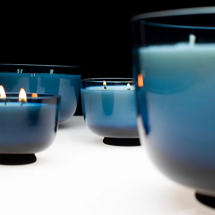 Serax - Panarea scented candles, dark blue