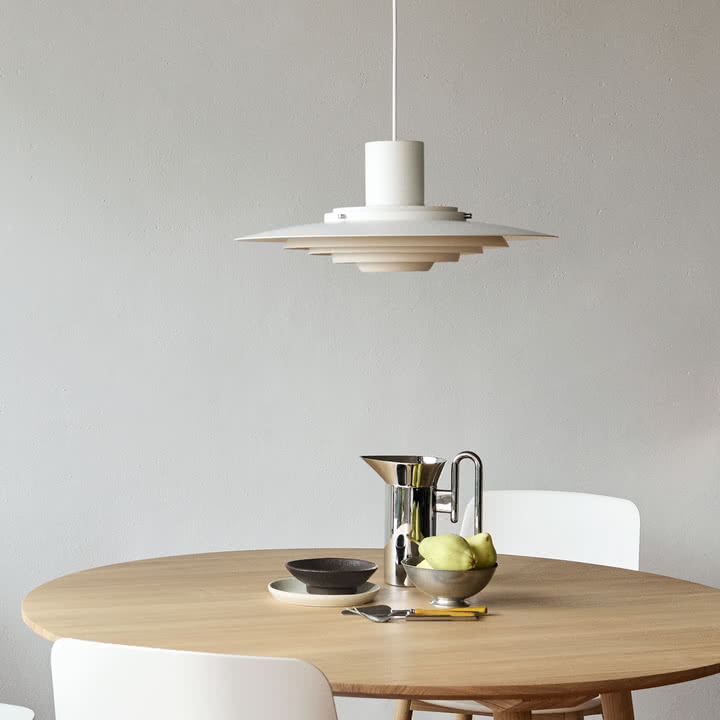 & Tradition - P376 pendant light, KF1 / matt white